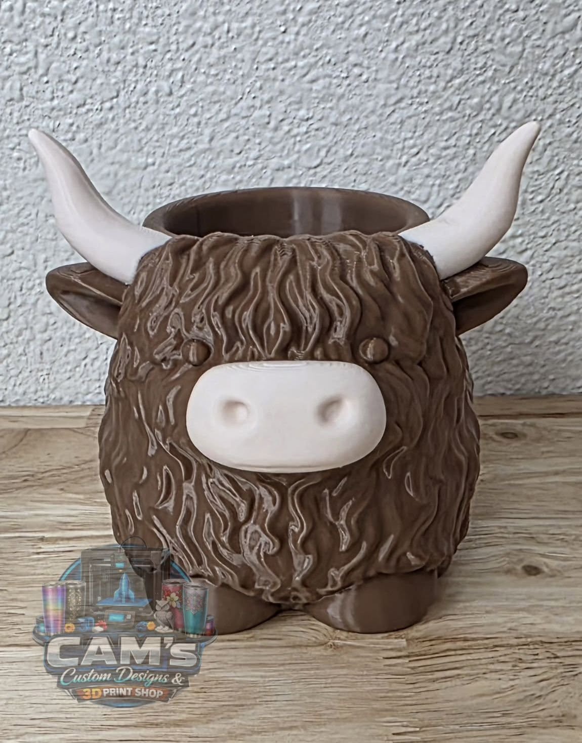 Highland Cow Planter