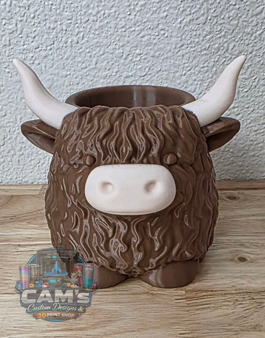 Highland Cow Planter