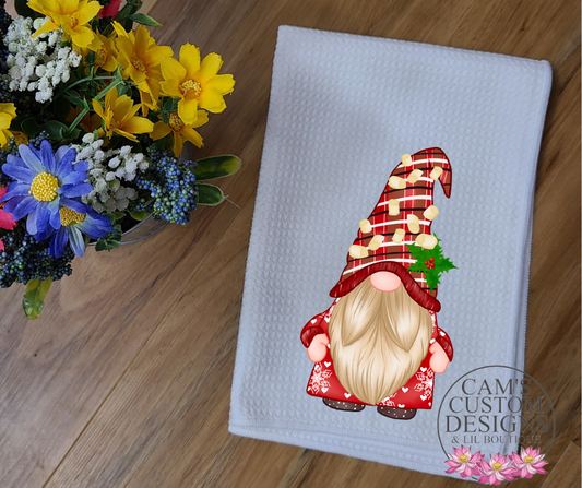 Christmas Gnome Hand Towel