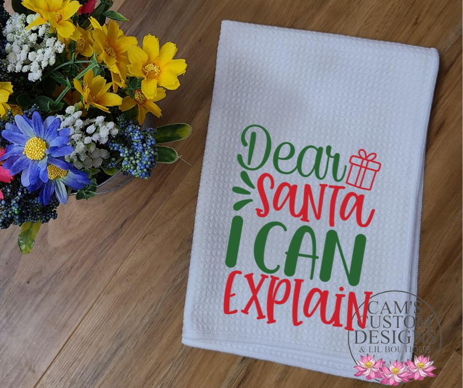 Dear Santa Hand Towel